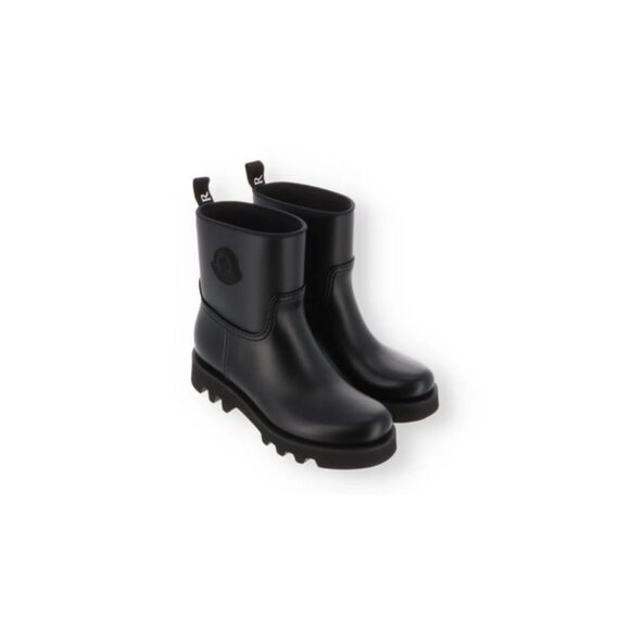 Moncler Ginette Black Rain Boots, SIZE 36 - Picture 1 of 8